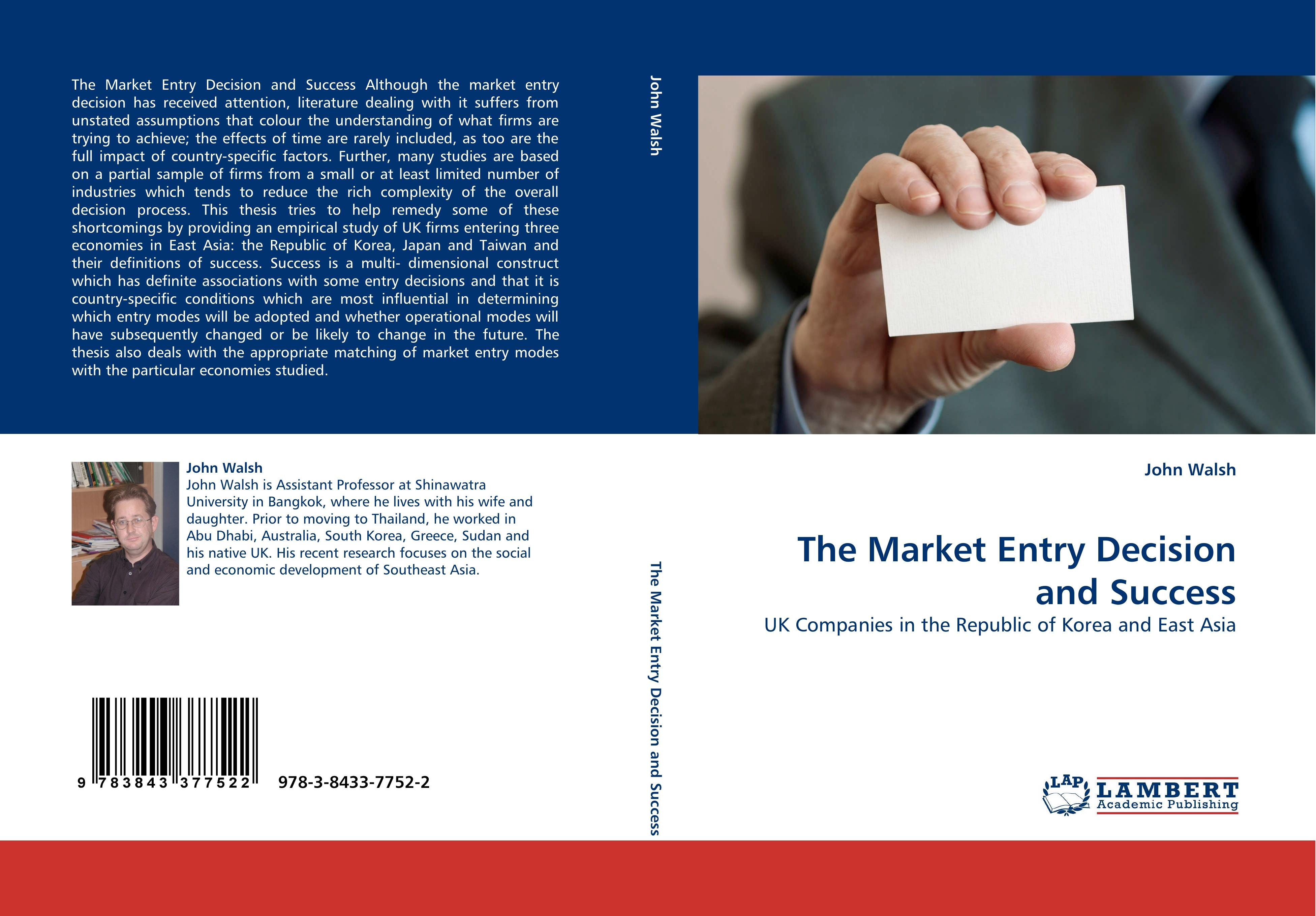 Vorderes Coverbild The Market Entry Decision and Success