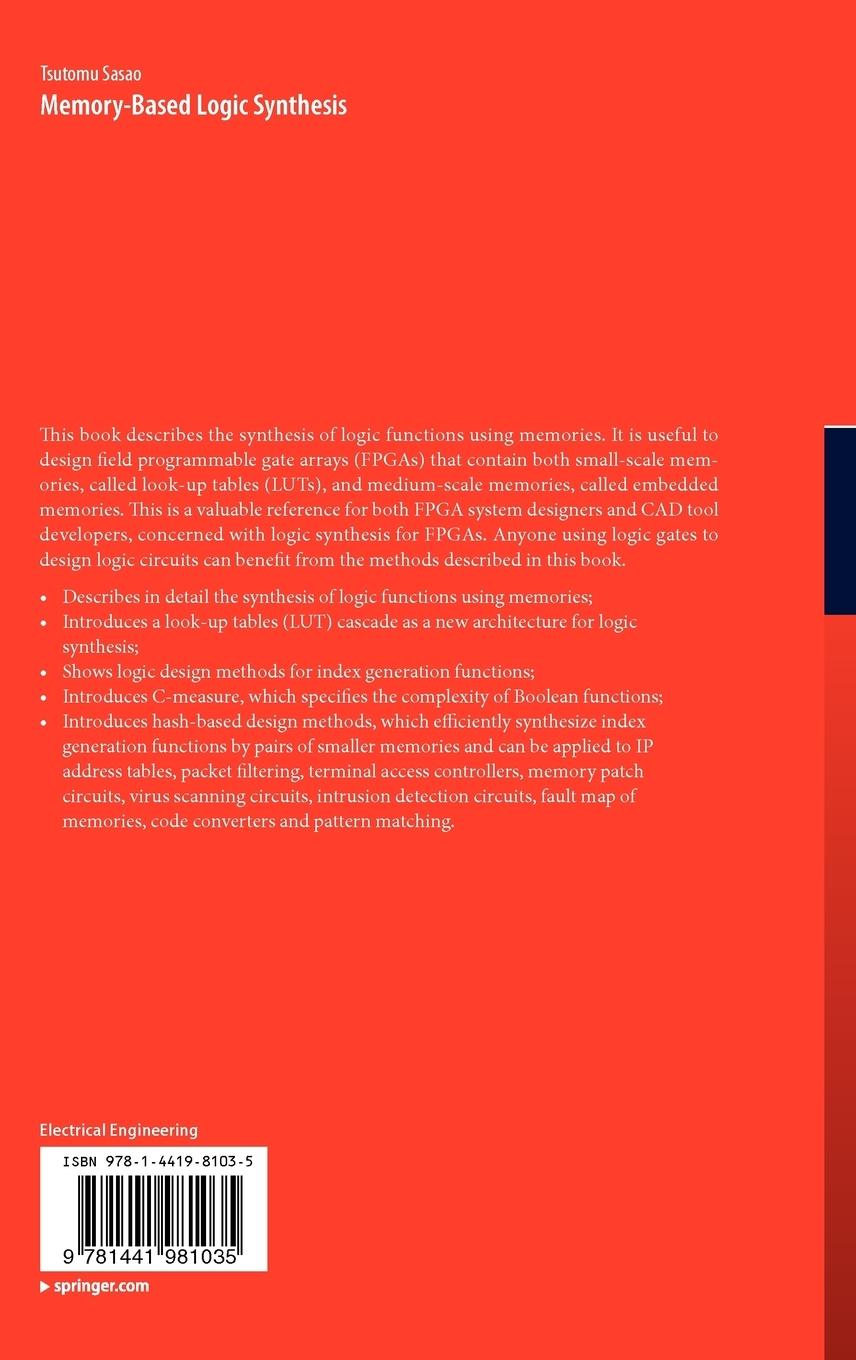 Rückseitencover Memory-Based Logic Synthesis