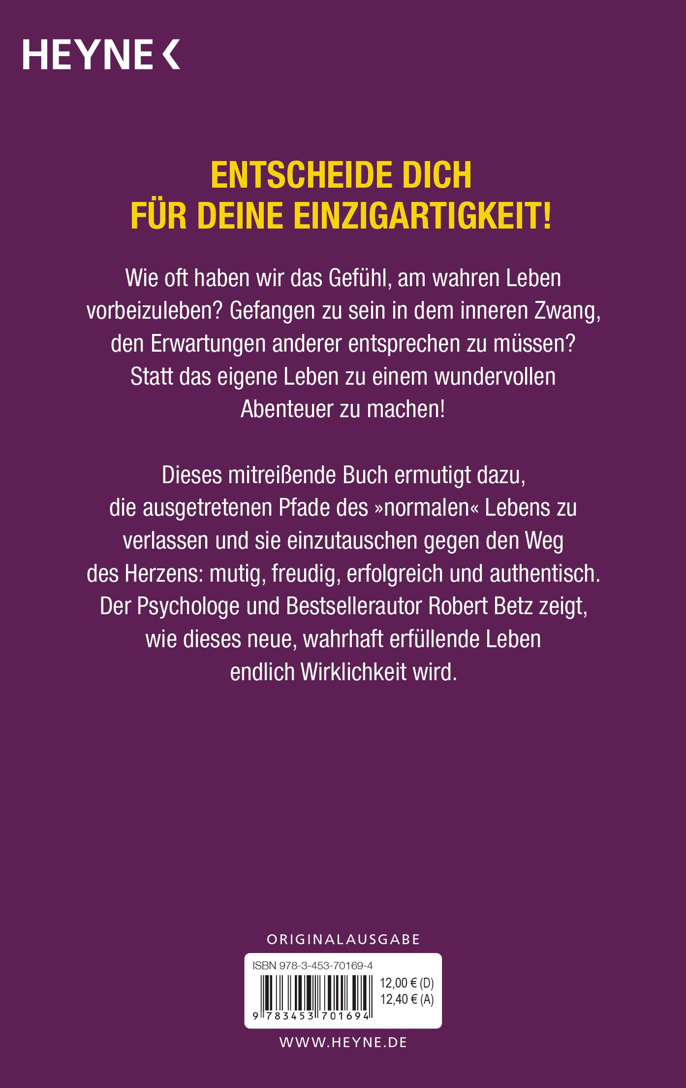 Beispielinhalt (Bild) Willst du normal sein oder glücklich?