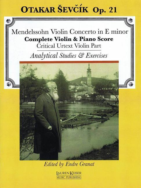 Vorderes Coverbild Violin Concerto in E Minor: With Analytical Studies and Exercises by Otakar Sevcik, Op. 21 Violin and Piano Critical Violin Part