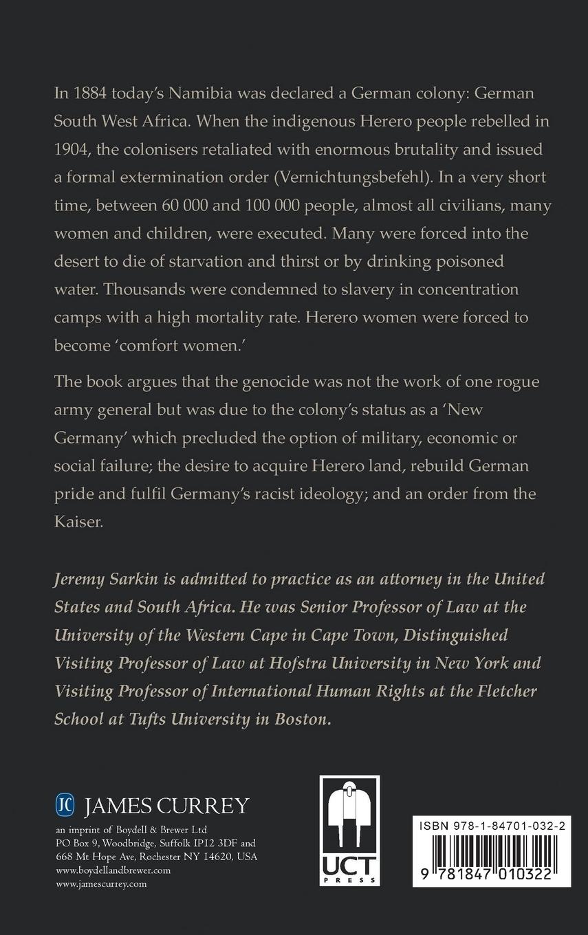 Rückseitencover Germany's Genocide of the Herero