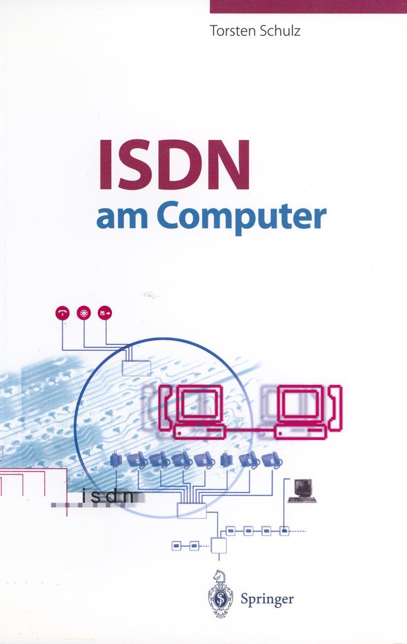 Vorderes Coverbild ISDN am Computer