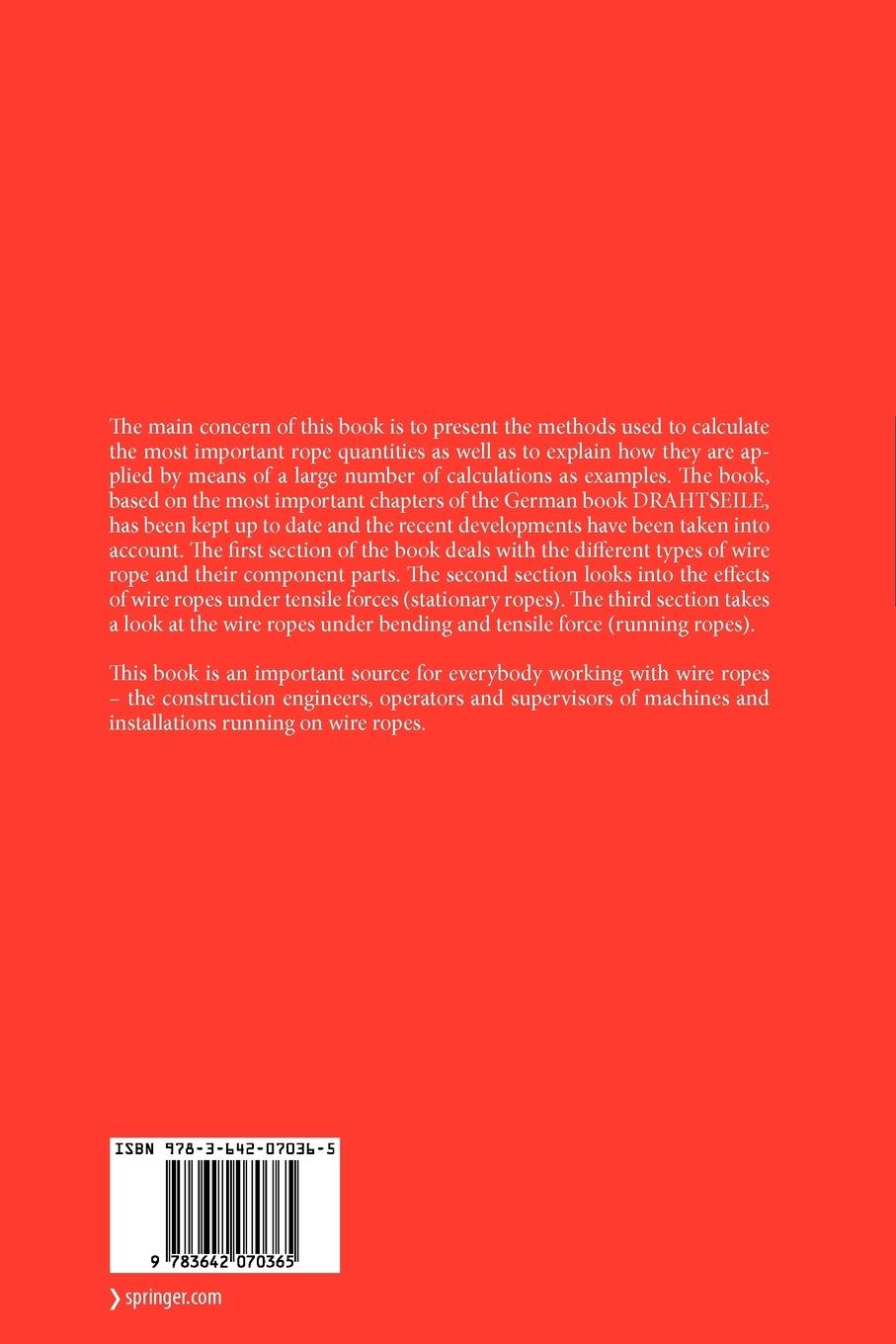 Rückseitencover Wire Ropes