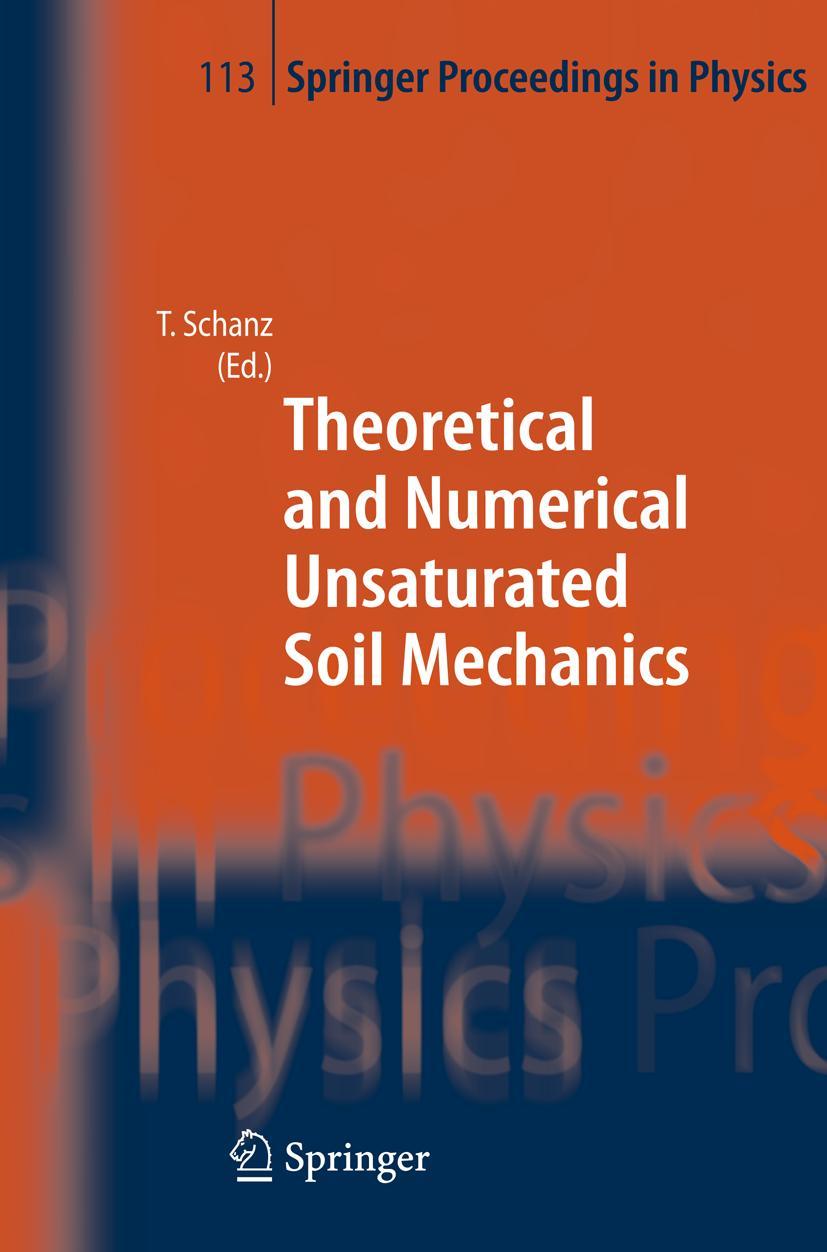 Vorderes Coverbild Theoretical and Numerical Unsaturated Soil Mechanics