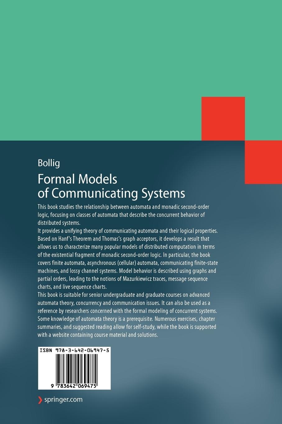 Rückseitencover Formal Models of Communicating Systems