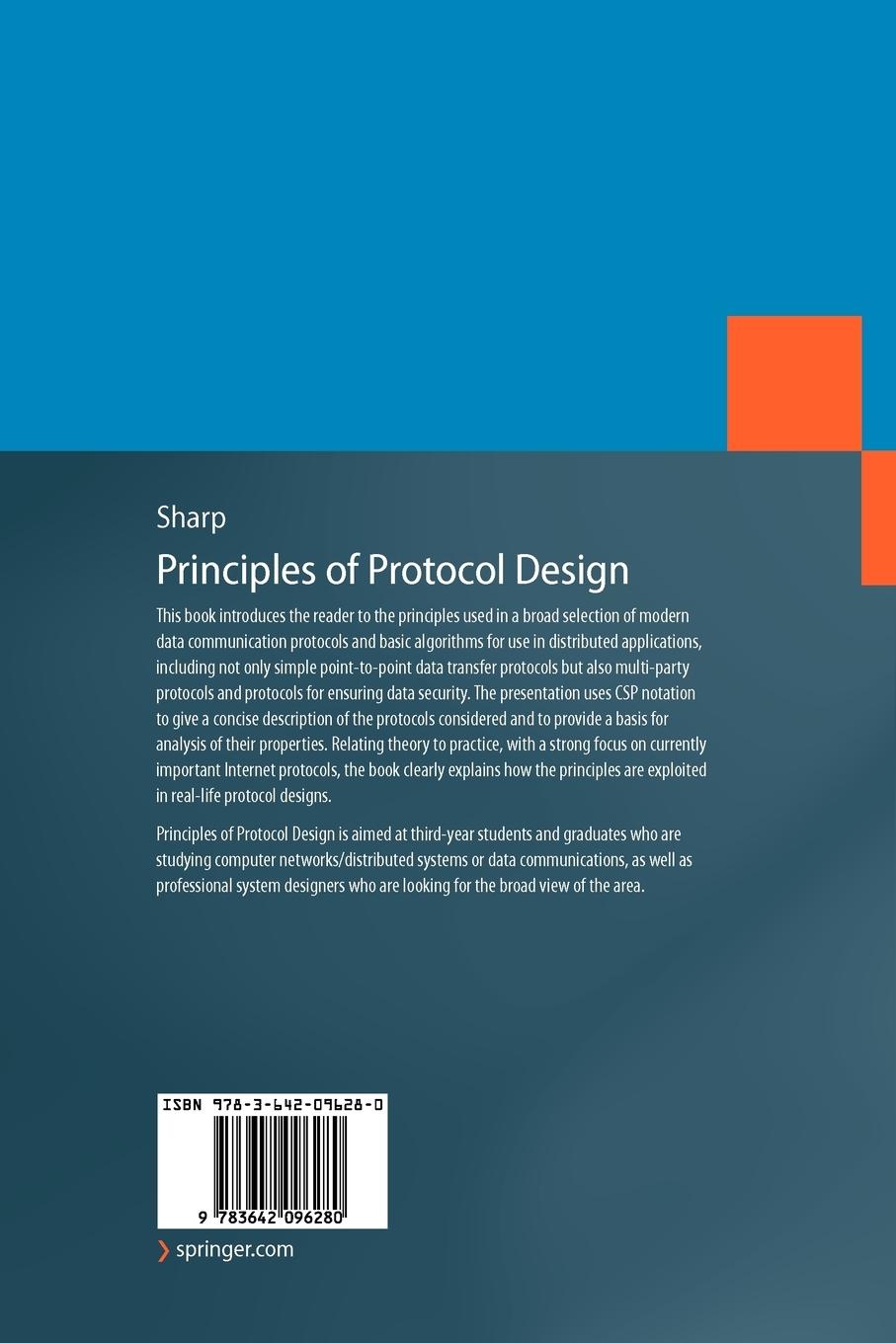 Rückseitencover Principles of Protocol Design