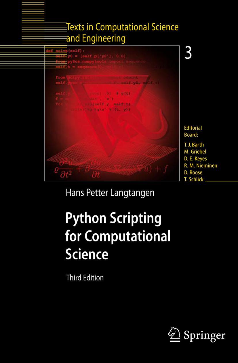 Vorderes Coverbild Python Scripting for Computational Science