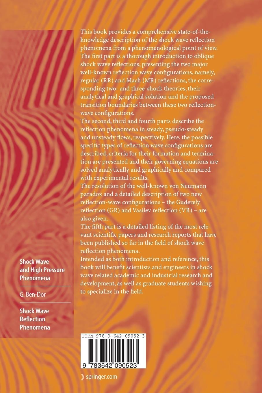 Rückseitencover Shock Wave Reflection Phenomena