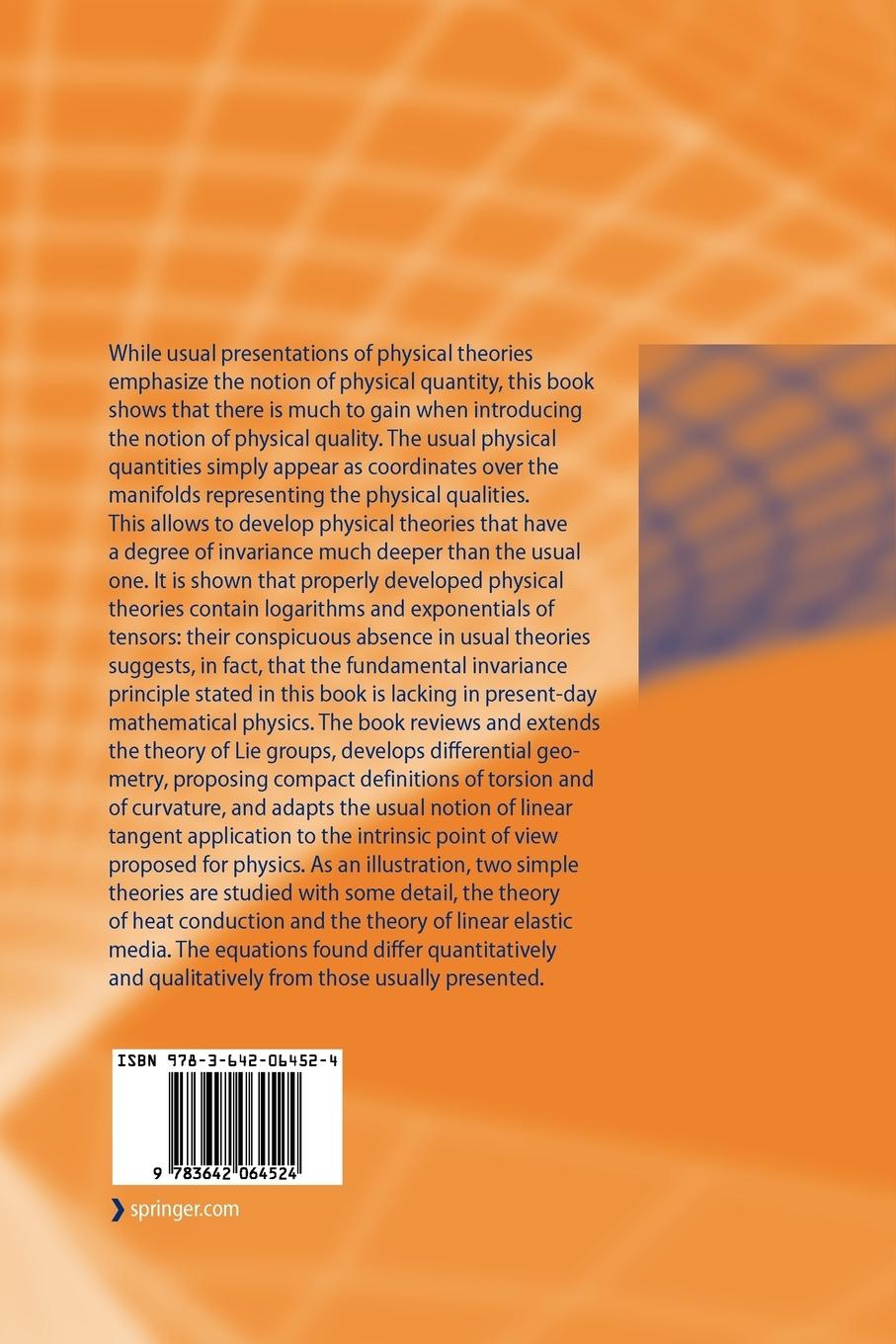 Rückseitencover Elements for Physics