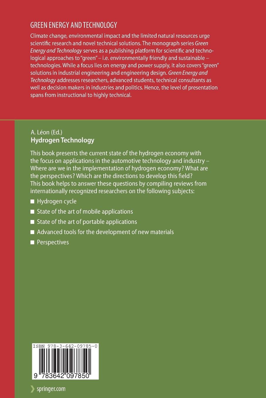 Rückseitencover Hydrogen Technology