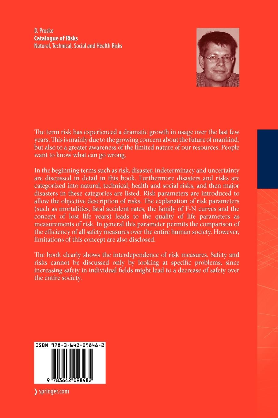 Rückseitencover Catalogue of Risks