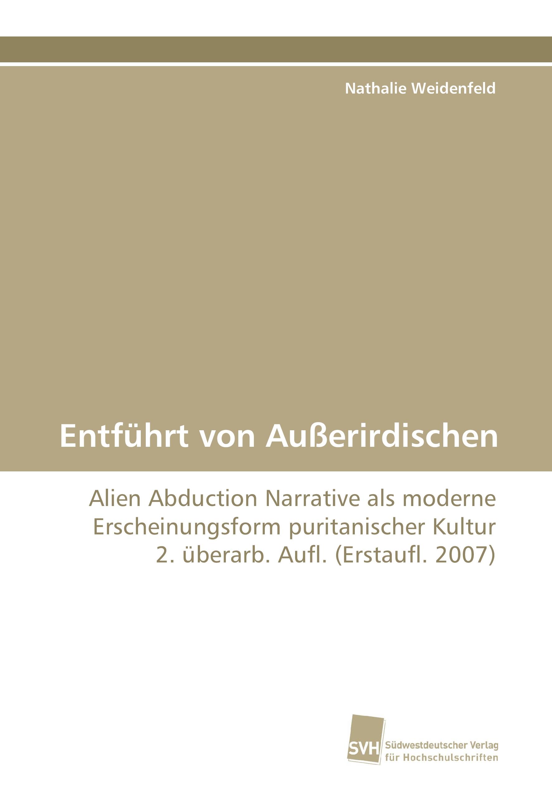 Vorderes Coverbild Entführt von Außerirdischen