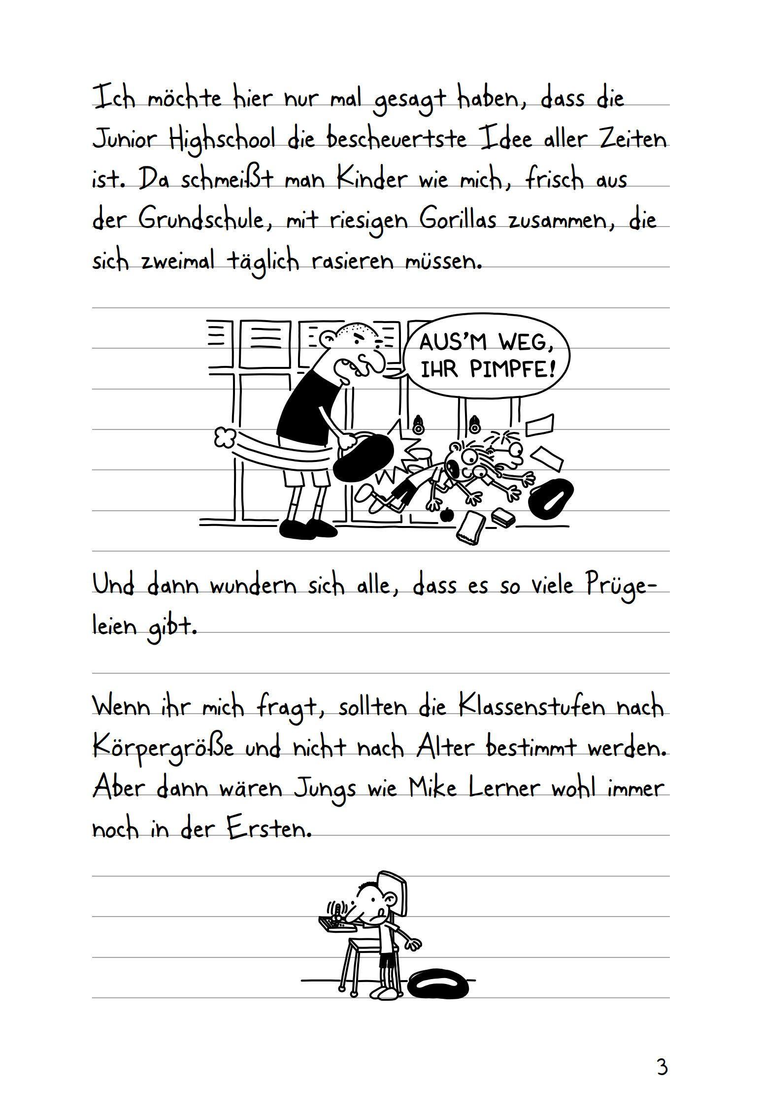 Beispielinhalt (Bild) Gregs Tagebuch 01. Von Idioten umzingelt!
