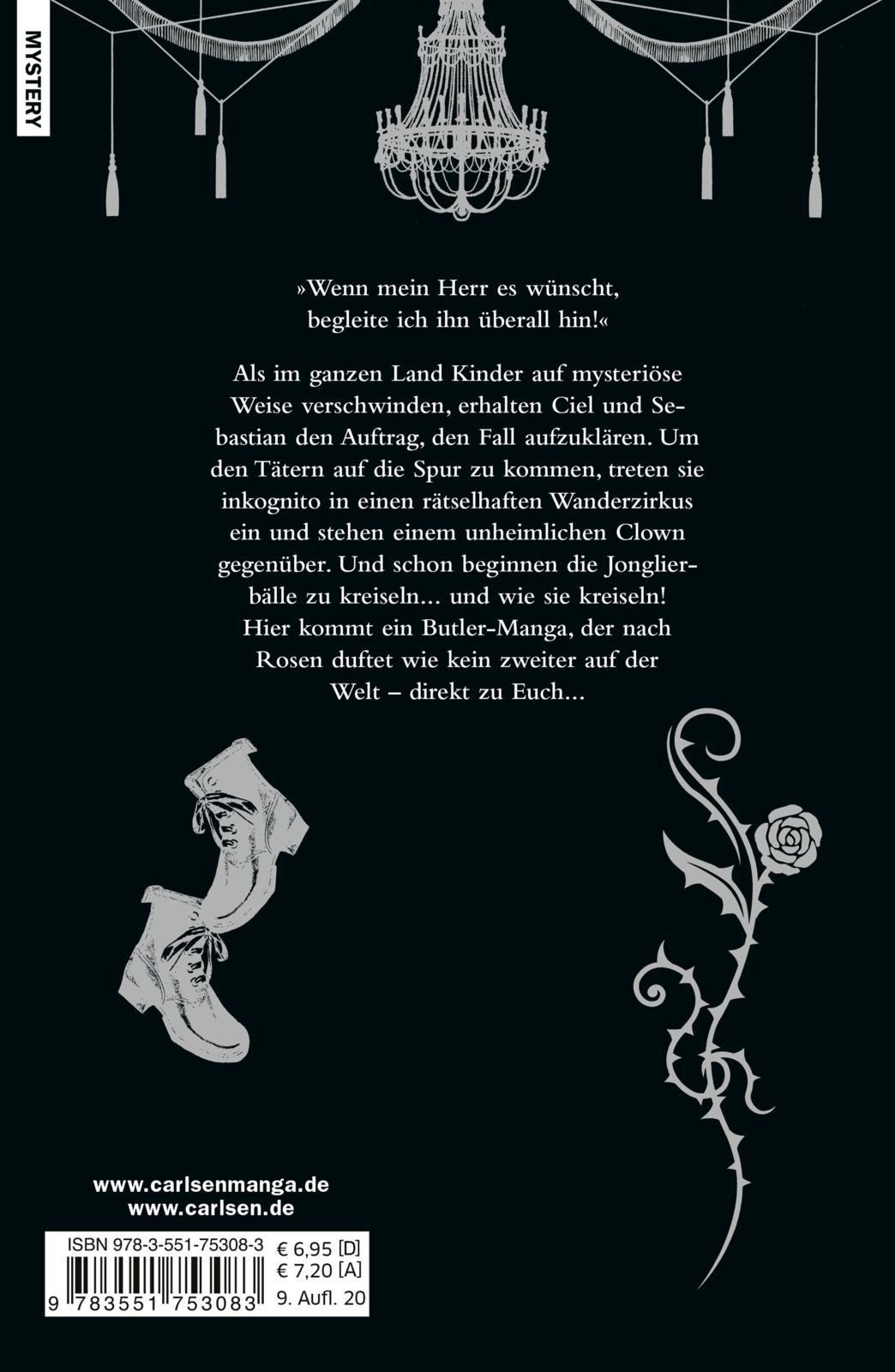 Rückseitencover Black Butler 06