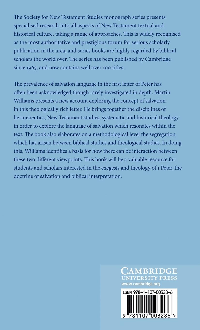 Rückseitencover The Doctrine of Salvation in the First Letter of Peter