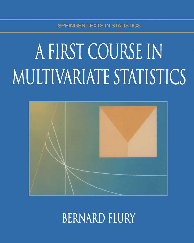 Vorderes Coverbild A First Course in Multivariate Statistics