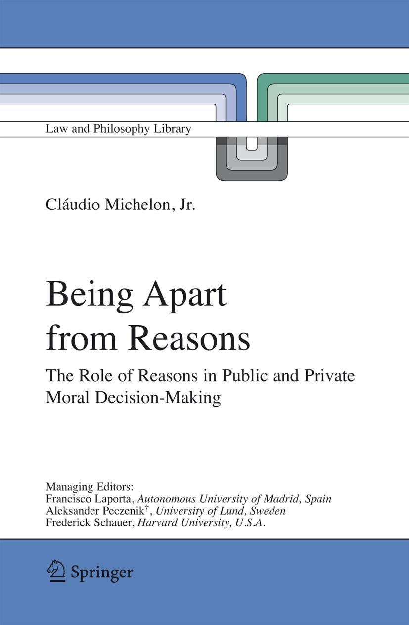 Vorderes Coverbild Being Apart from Reasons