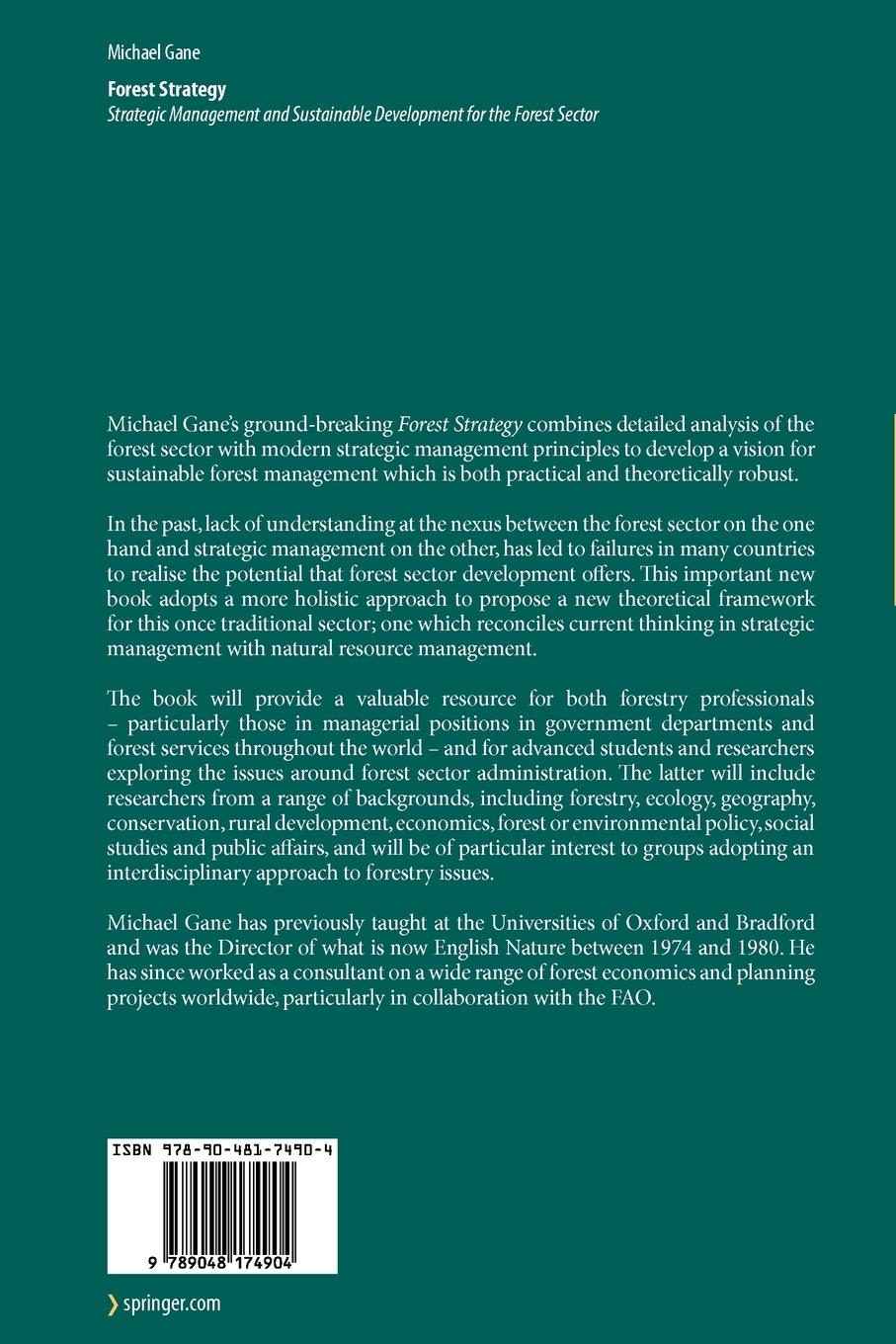 Rückseitencover Forest Strategy