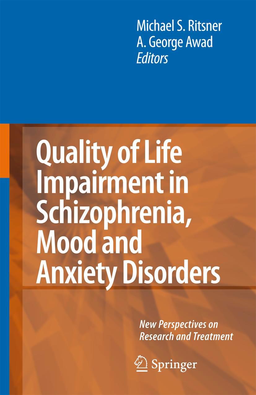 Vorderes Coverbild Quality of Life Impairment in Schizophrenia, Mood and Anxiety Disorders