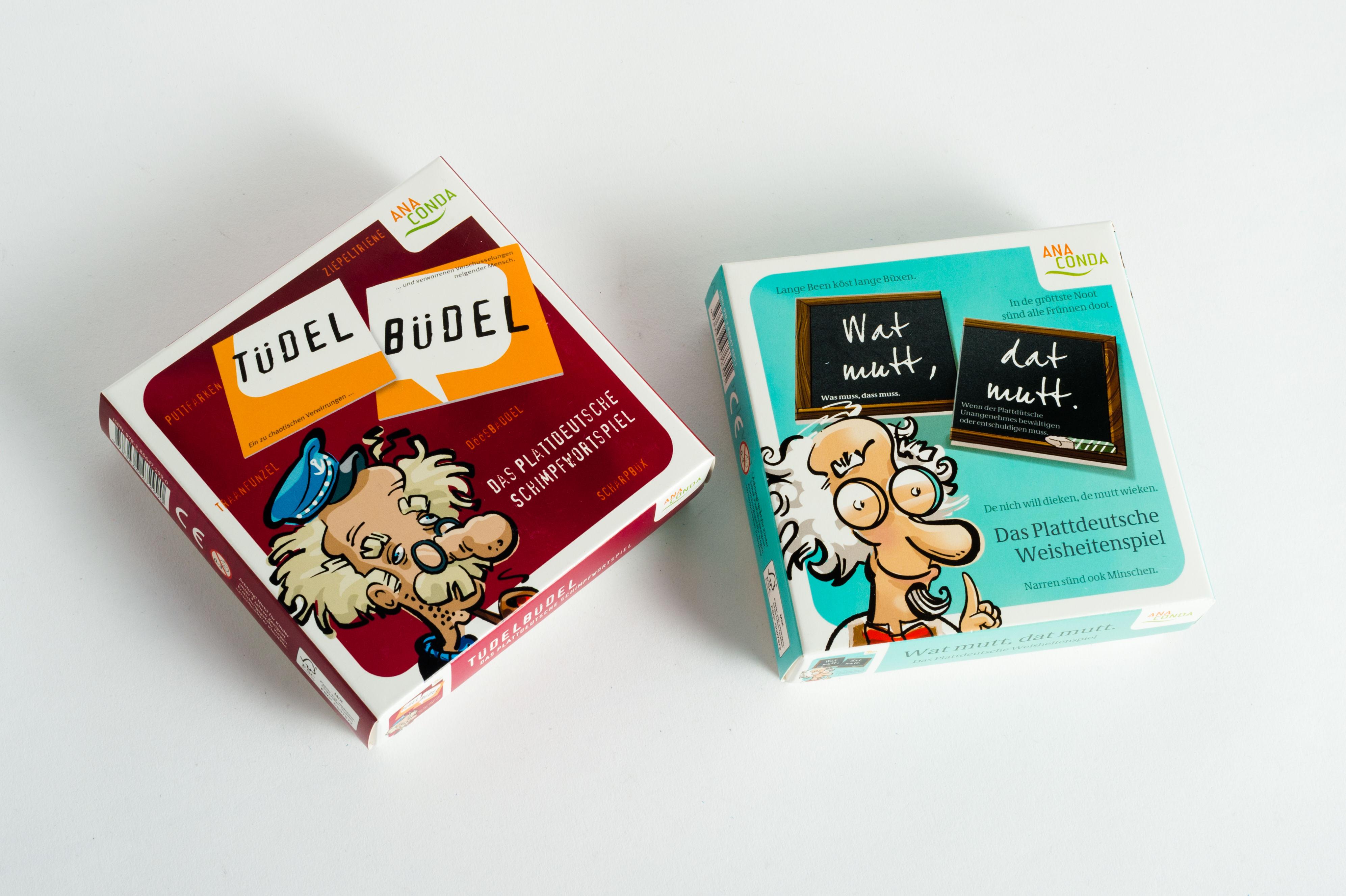 Beispielinhalt (Bild) Wat mutt, dat mutt. Das Plattdeutsche Weisheitenspiel