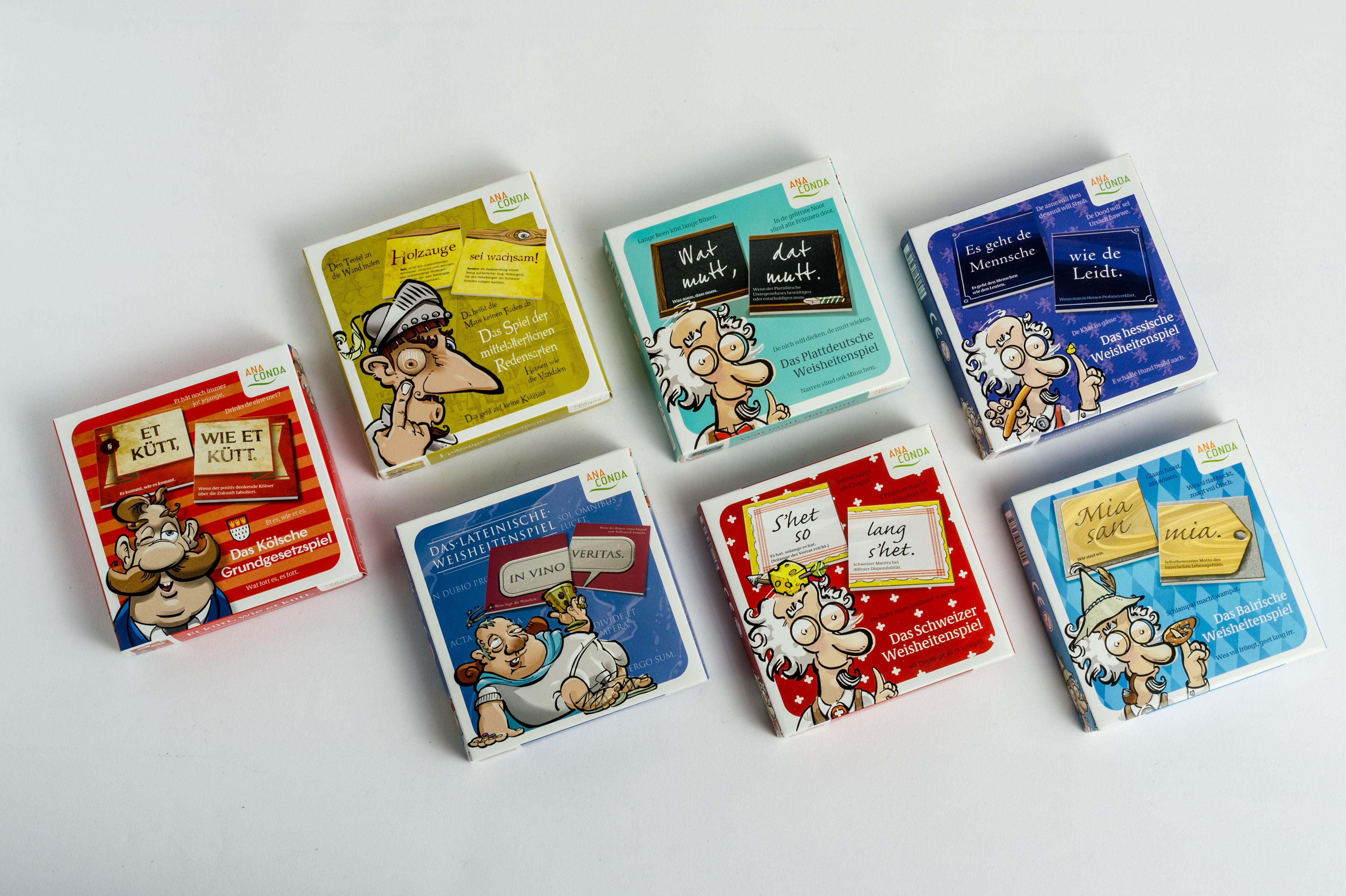 Beispielinhalt (Bild) Wat mutt, dat mutt. Das Plattdeutsche Weisheitenspiel