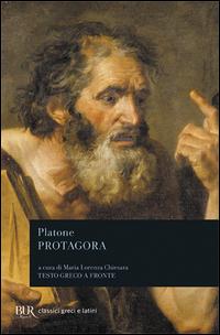 Vorderes Coverbild Protagora. Testo greco a fronte