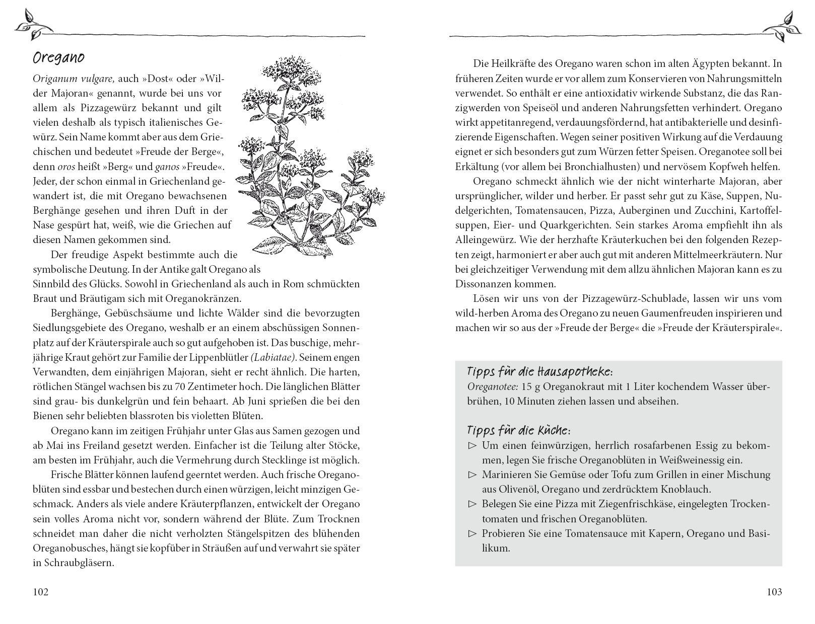 Beispielinhalt (Bild) Die Kräuterspirale