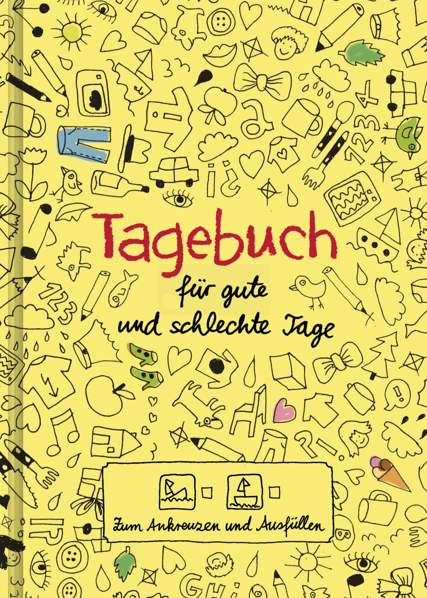 Vorderes Coverbild Tagebuch - für gute und schlechte Tage