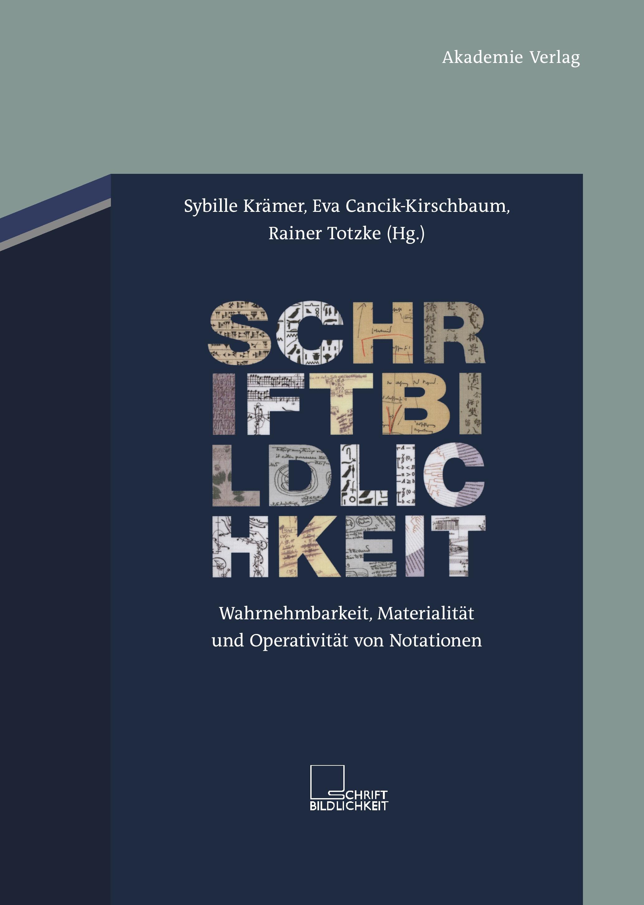 Vorderes Coverbild Schriftbildlichkeit