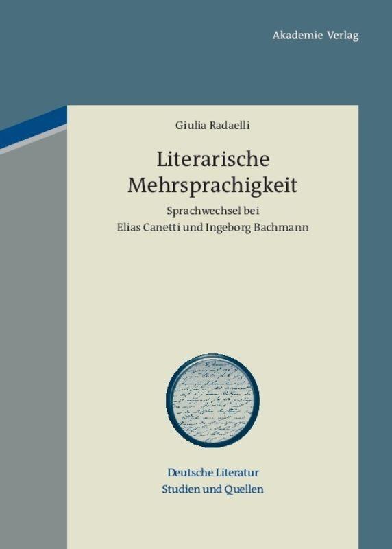 Vorderes Coverbild Literarische Mehrsprachigkeit
