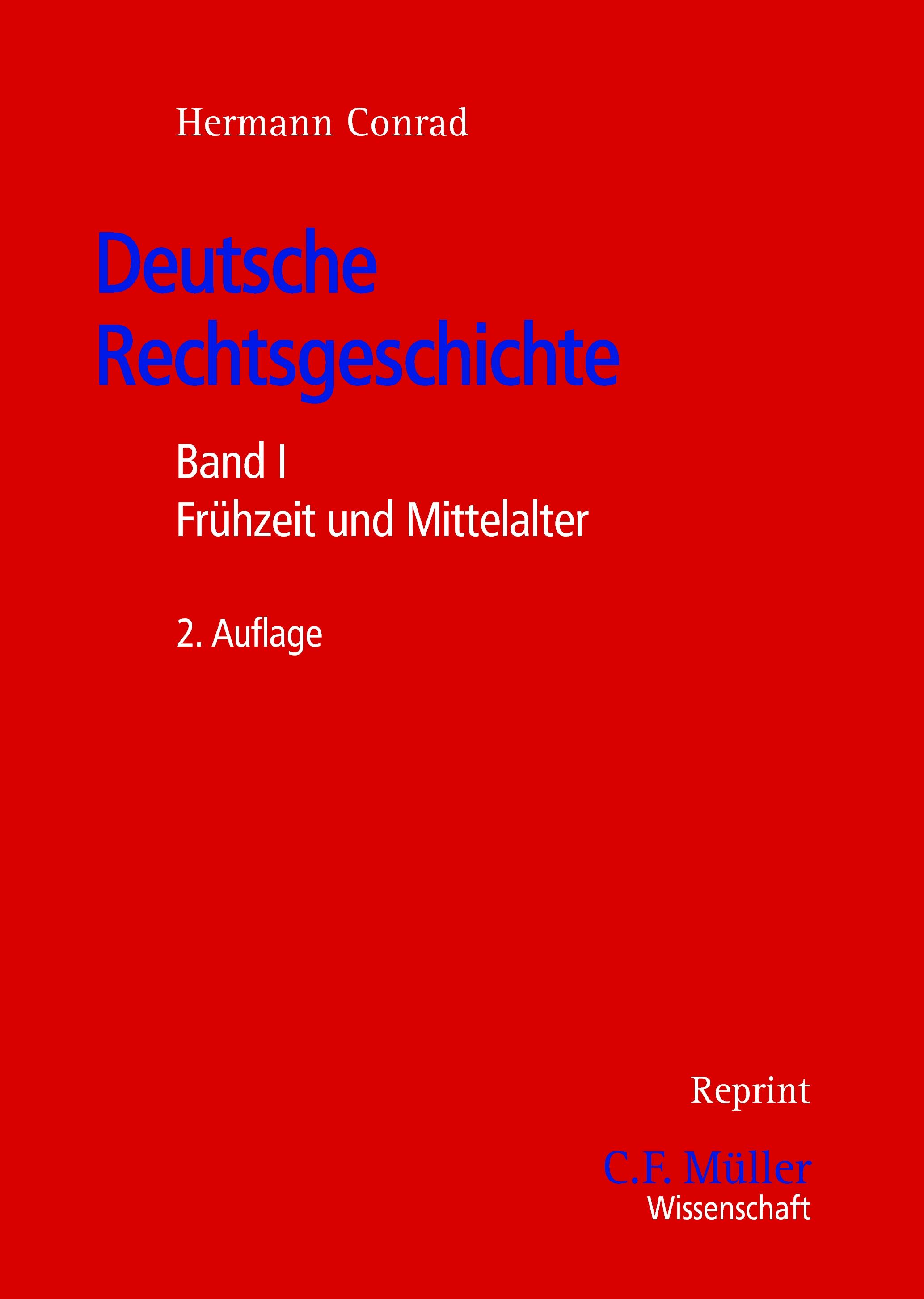 Vorderes Coverbild Deutsche Rechtsgeschichte