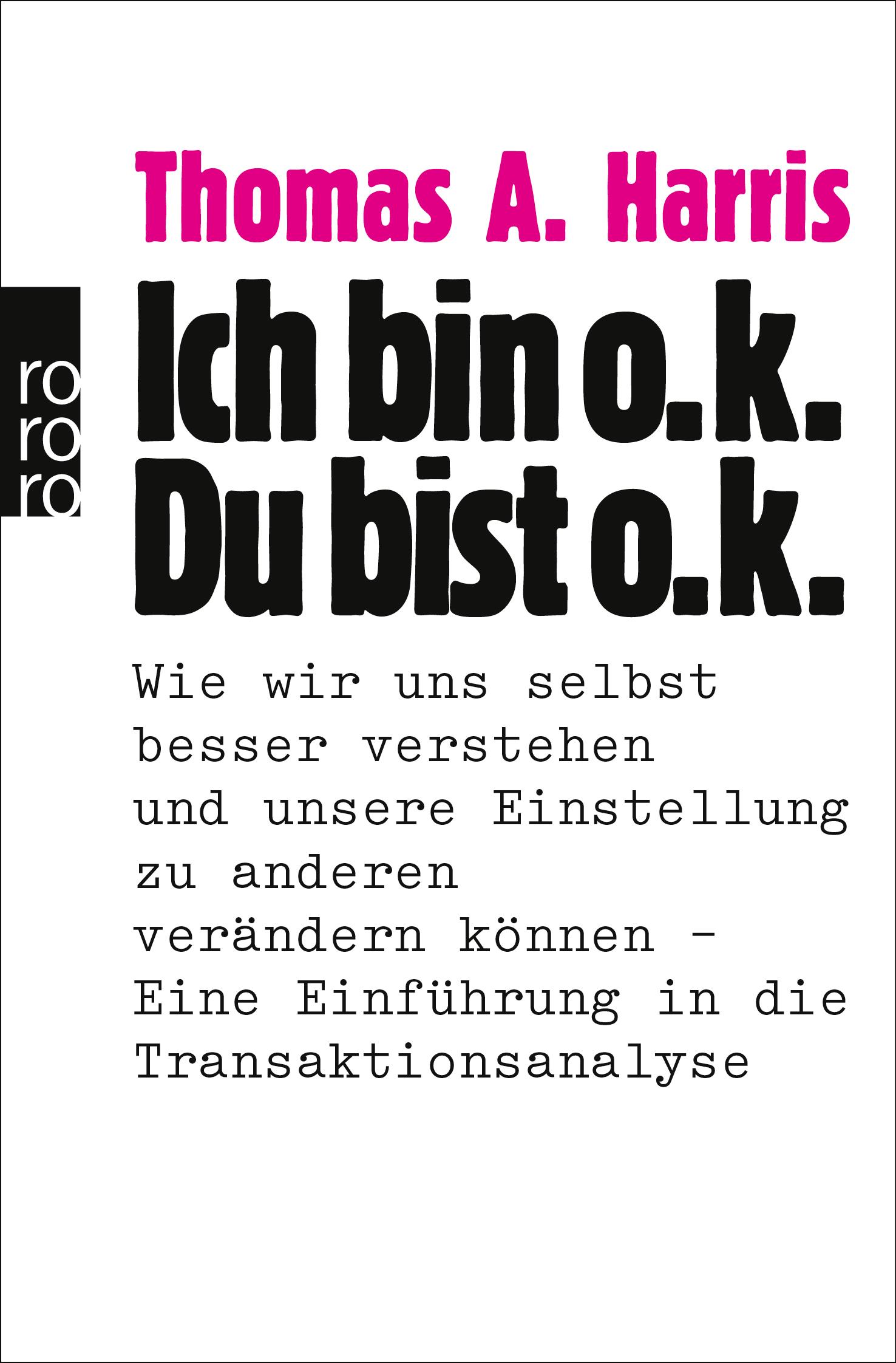 Vorderes Coverbild Ich bin o.k., Du bist o.k
