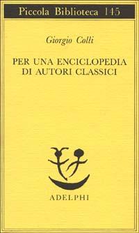 Vorderes Coverbild Per una enciclopedia di autori classici