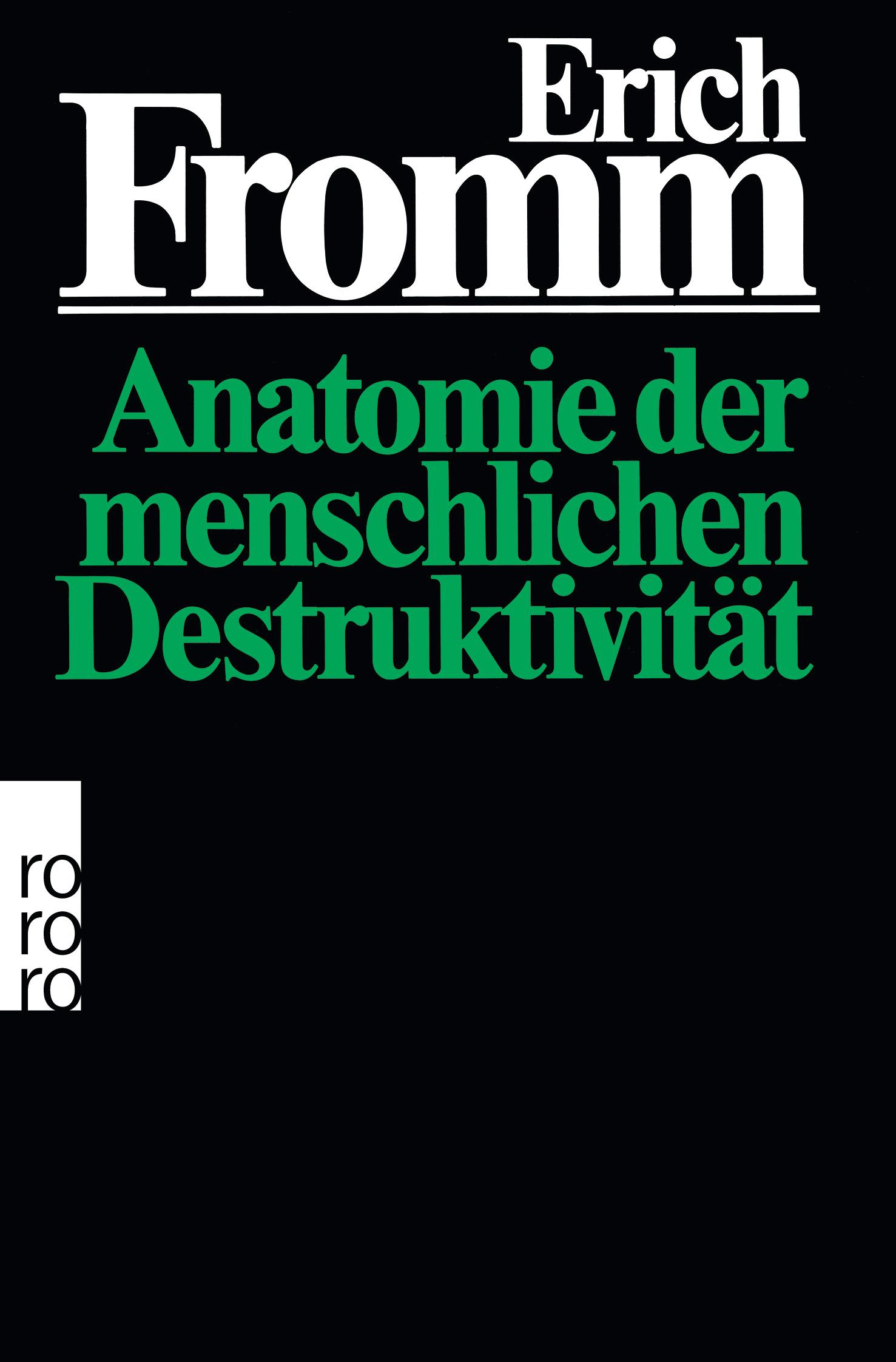 Vorderes Coverbild Anatomie der menschlichen Destruktivität