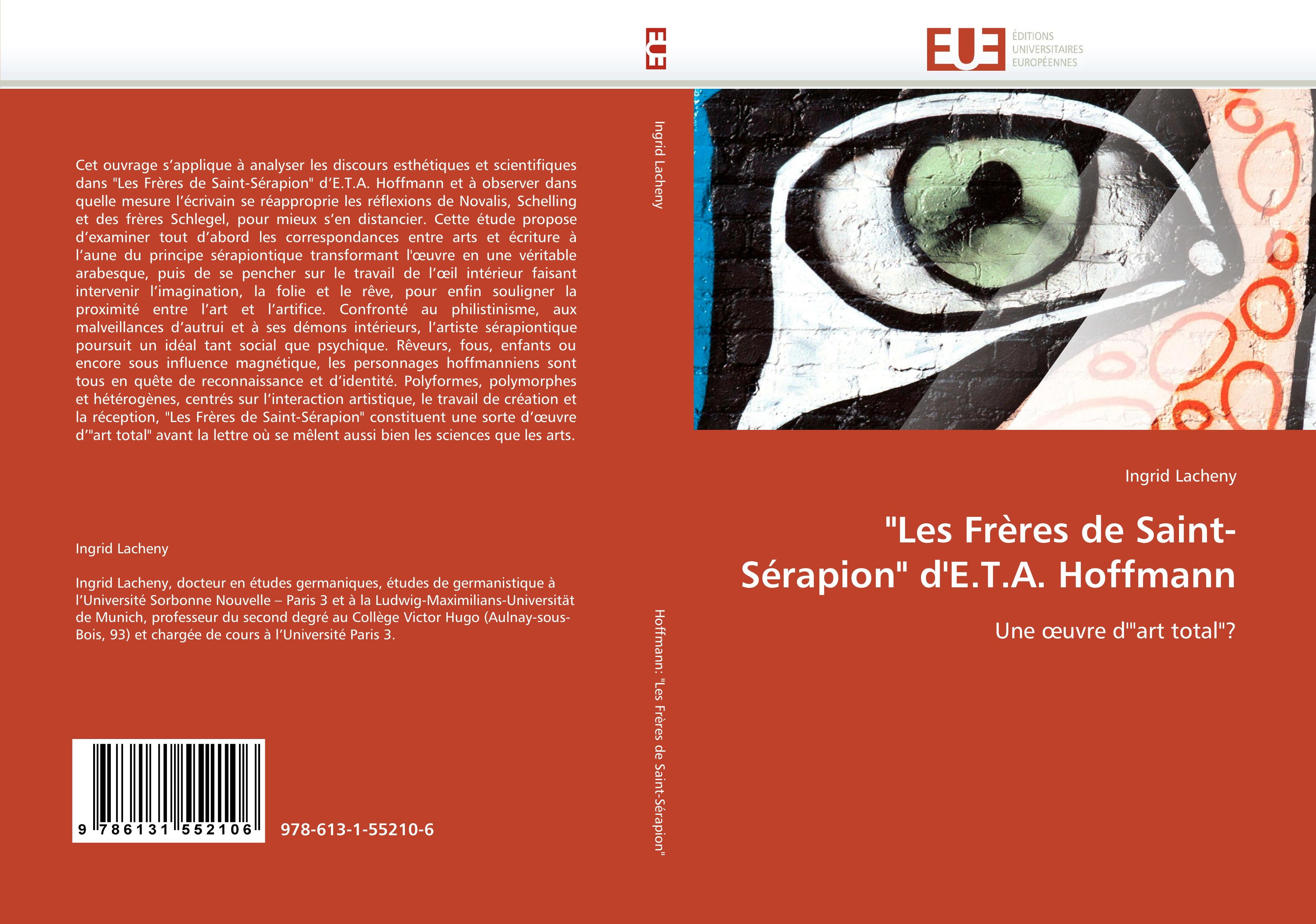 Vorderes Coverbild "Les Frères de Saint-Sérapion" d'E.T.A. Hoffmann