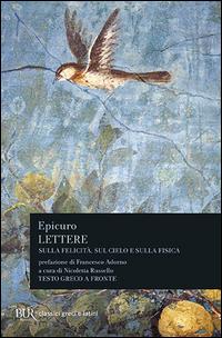 Vorderes Coverbild Lettere sulla fisica, sul cielo e sulla felicità. Testo greco a fronte