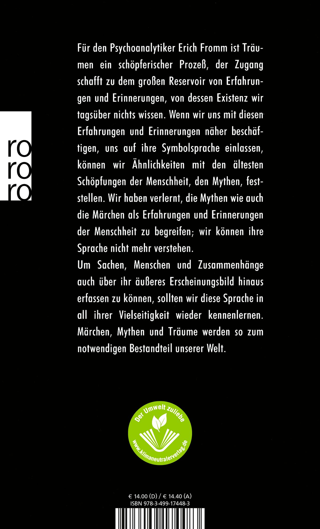 Rückseitencover Märchen, Mythen, Träume