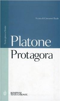 Vorderes Coverbild Protagora. Testo greco a fronte