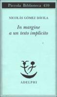 Vorderes Coverbild In margine a un testo implicito