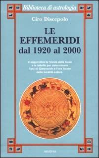 Vorderes Coverbild Le effemeridi dal 1920 al 2000