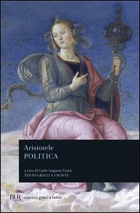 Vorderes Coverbild Politica. Testo greco a fronte