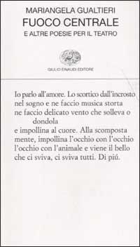 Vorderes Coverbild Fuoco centrale e altre poesie per il teatro
