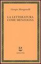 Vorderes Coverbild La letteratura come menzogna