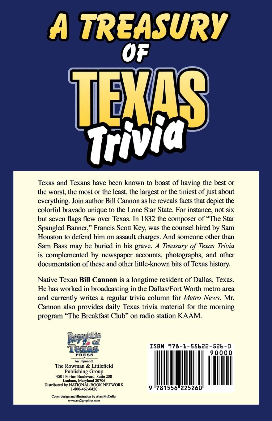 Rückseitencover Texas Trivia