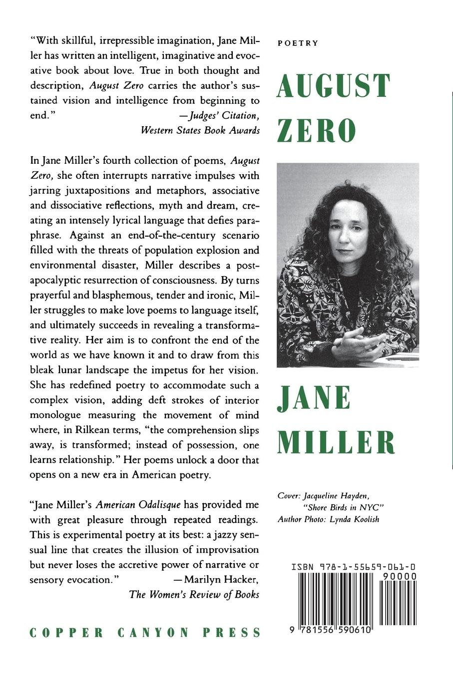 Rückseitencover August Zero