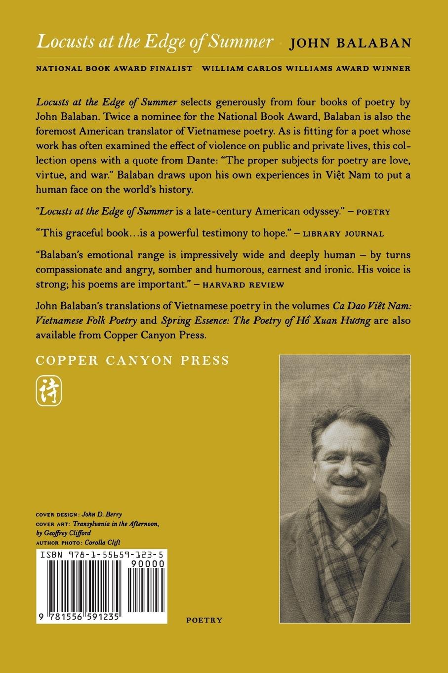 Rückseitencover Locusts at the Edge of Summer