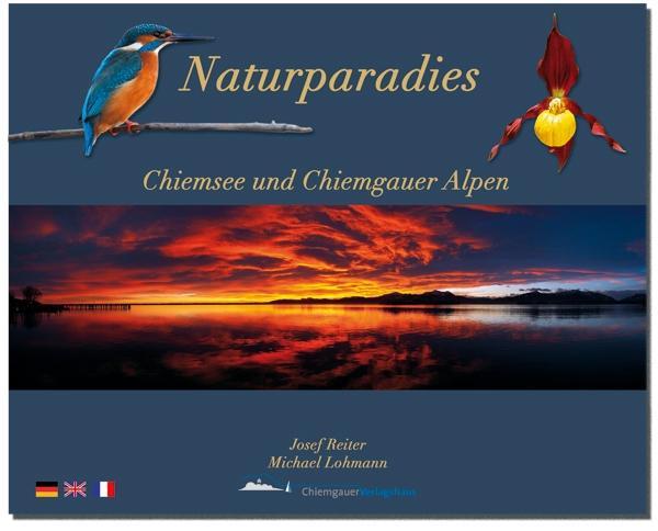 Vorderes Coverbild Naturparadies Chiemsee und Chiemgauer Alpen