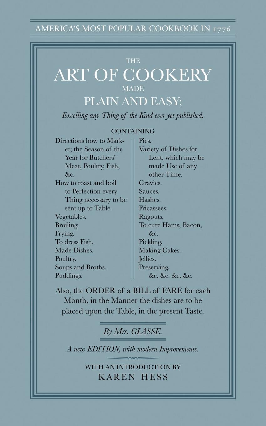 Vorderes Coverbild The Art of Cookery Made Plain and Easy
