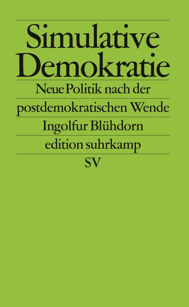 Vorderes Coverbild Simulative Demokratie
