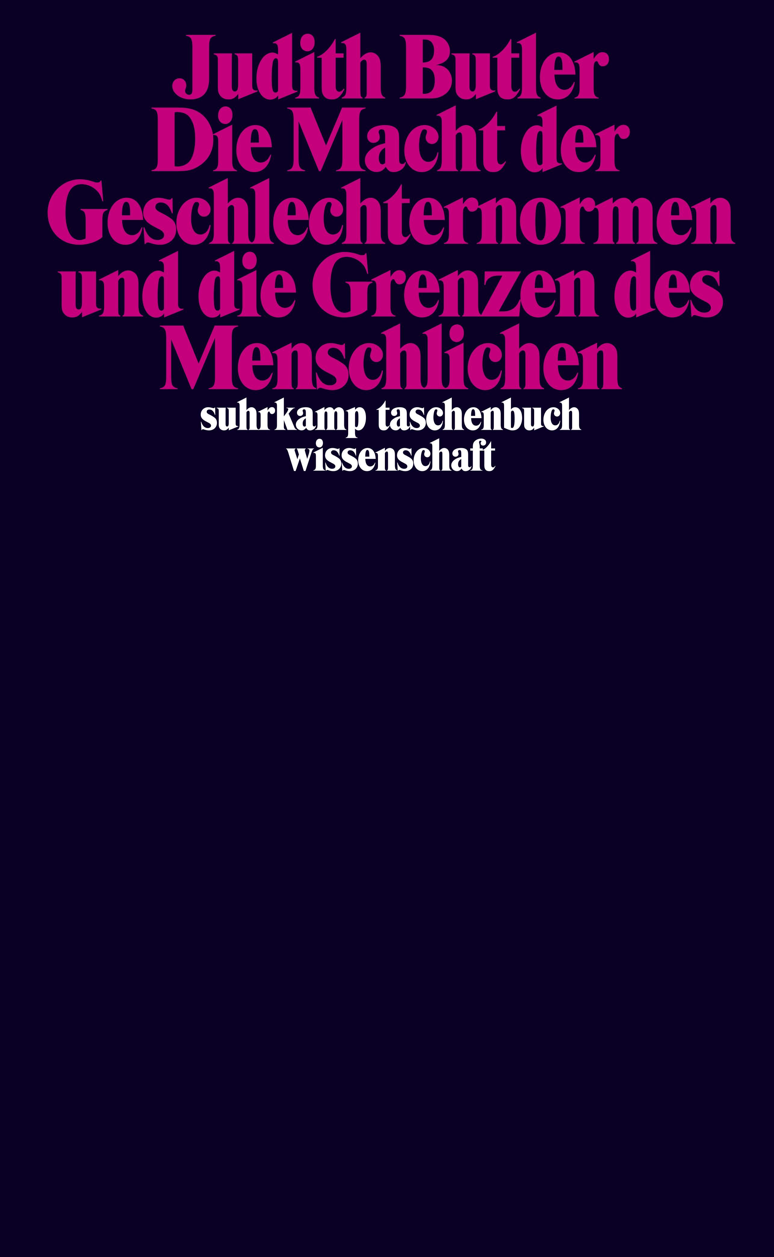 Vorderes Coverbild Die Macht der Geschlechternormen und die Grenzen des Menschlichen